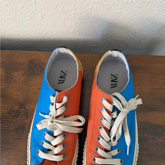 Colorful Blue and Orange Sneakers Zara - Picture 3 of 4